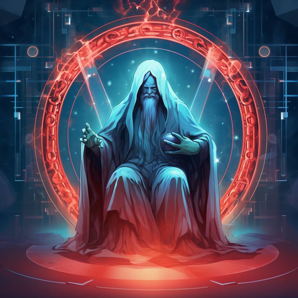 Оракл сидит на троне - игра гороскоп и предсказания