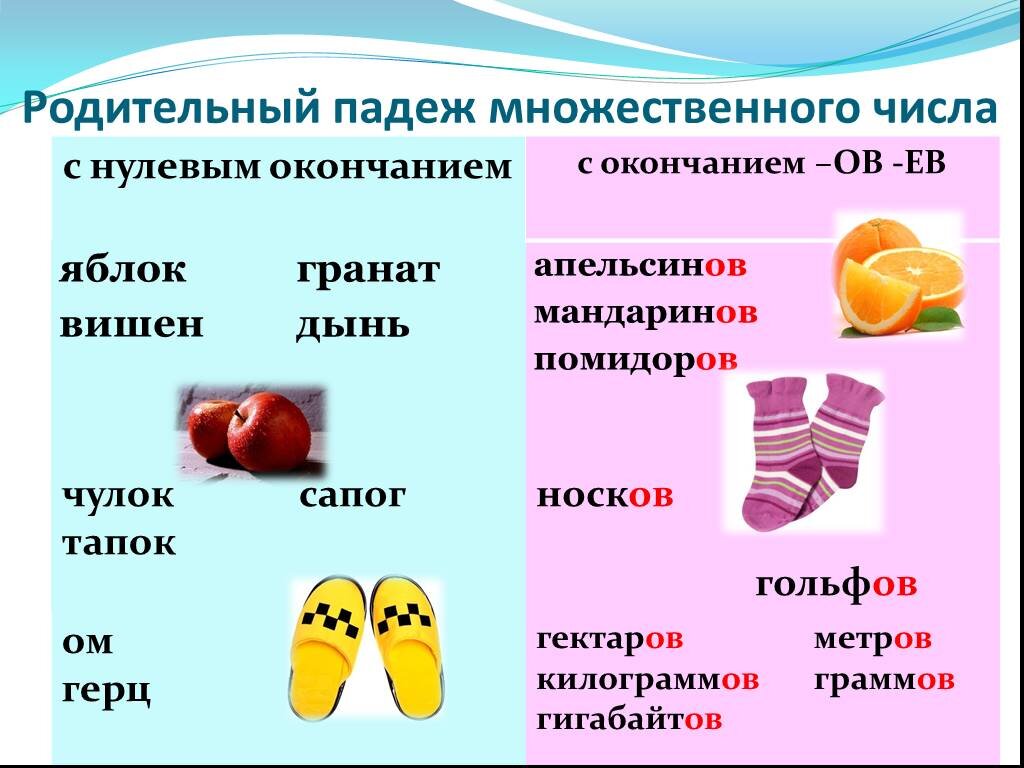 Слова женского рода множественного числа родительного падежа. Родительный падеж множественного числа. Родительный падеж множественного числа существительных. Окончания существительных в родительном падеже множественного числа. Окончания родительного падежа множественного числа.