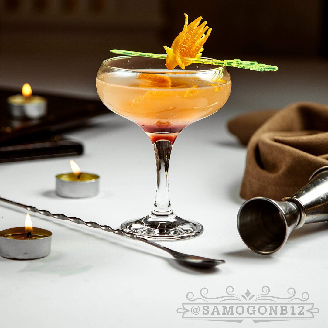 Домашний коктейль на основе Трипл Сек. Фото автора ©