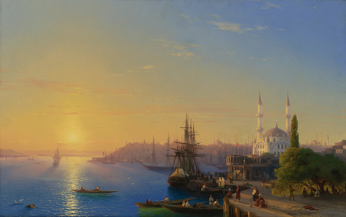 Ιβάν Αϊβαζόφσκι. Άποψη της Κωνσταντινούπολης. 1856