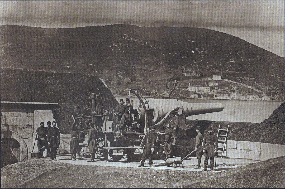 Οι Τούρκοι ετοιμάζονταν να υπερασπιστούν την Κωνσταντινούπολη με τη βοήθεια αυτών των παράκτιων πυροβόλων 280 χλστ