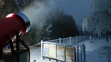 Рукотворная зимняя сказка. Съемка автора.