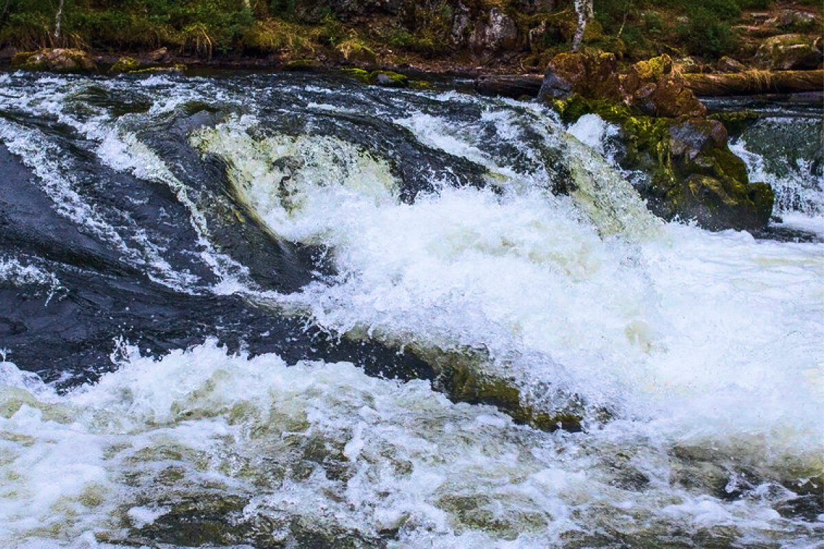 Водопад в карелии