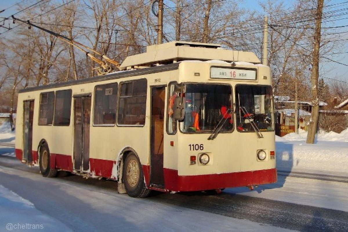    В Челябинске троллейбус №16 изменит маршрут до апреля