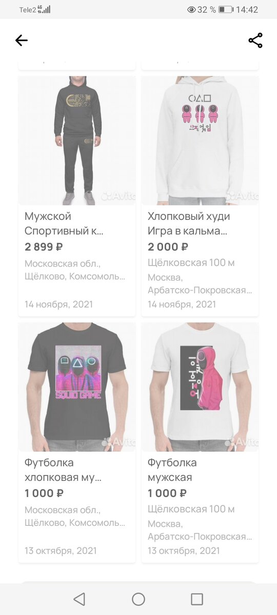 Одежда с авторским дизайном 