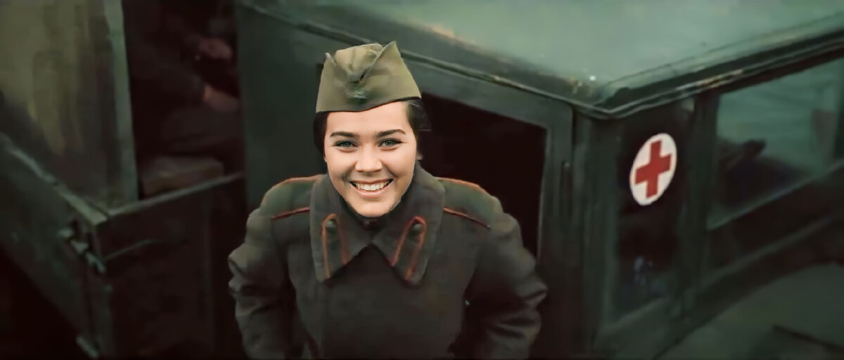 Лариса Голубкина. Кадр из фильма "Освобождение"