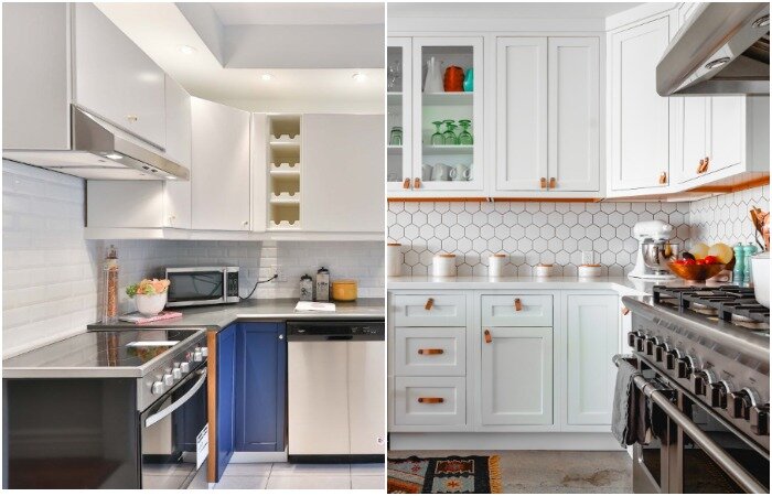 Угловые гарнитуры подходят для небольших и средних по размеру помещений