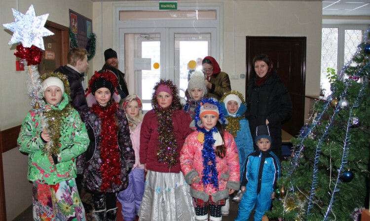 Коляда в администрации Лотошина. 2015 г. Источник фото: https://gallery.ru/watch?ph=bJFq-fQ4uY