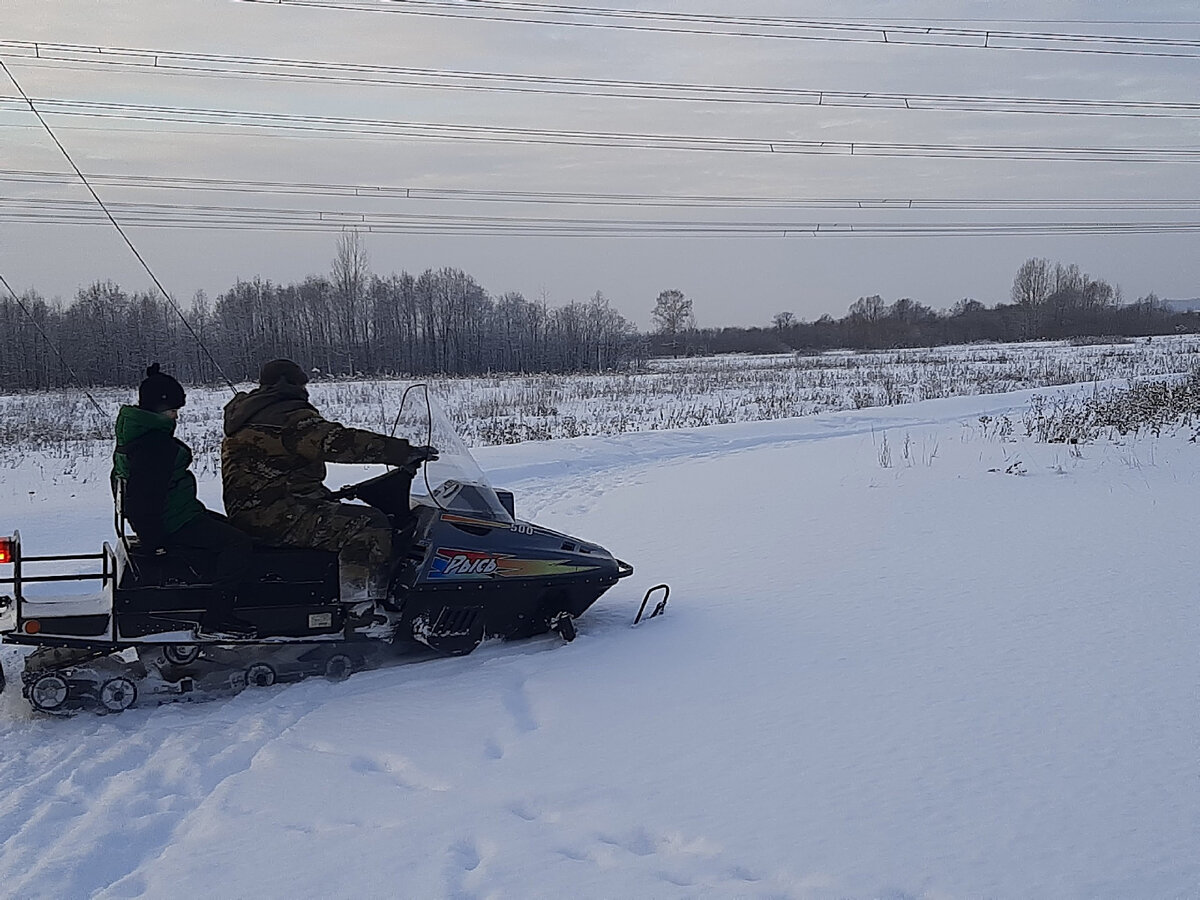 Вчера под вечер приехала семья Лекомцевых. Наделали нам тропинки на поляне