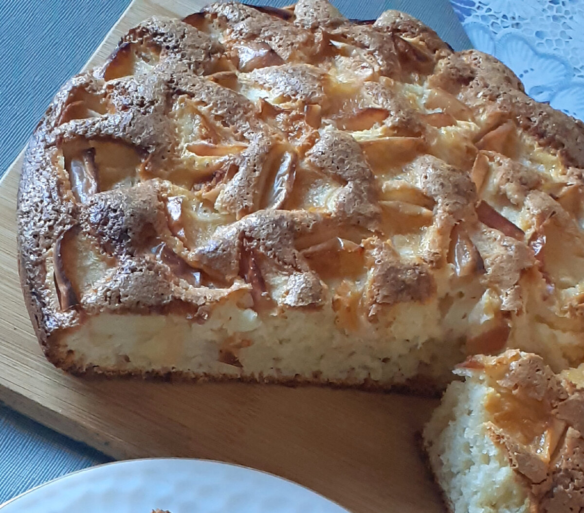 Шарлотка рецепт с яблоками приготовления классического яблочного пирога 🍎