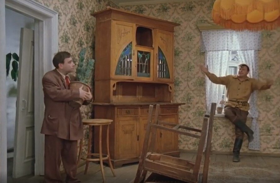 Кадр из фильма "Не может быть!" А.Гайдай. 1975 