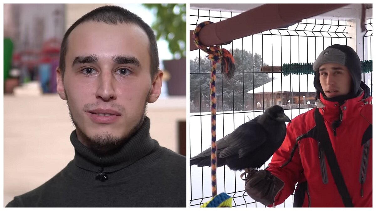 Александр Чугайнов и его питомец