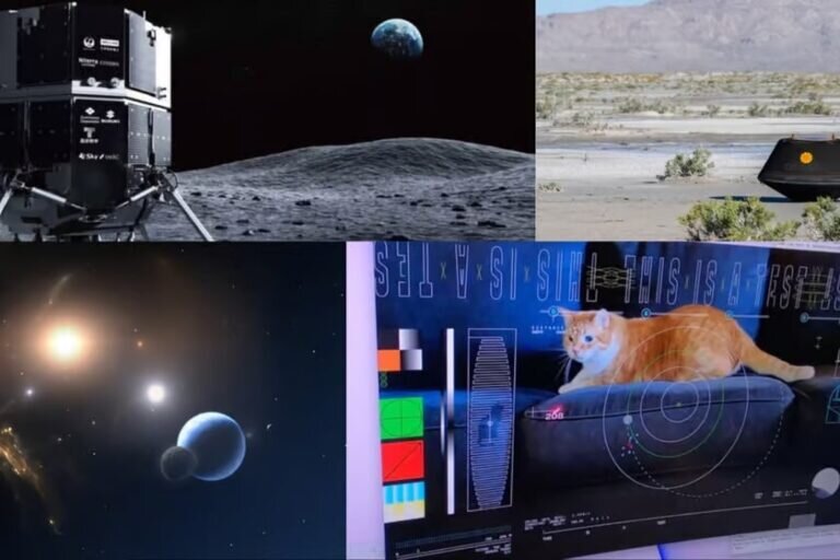    Коллаж из снимков космических событий 2023 года / © New Atlas