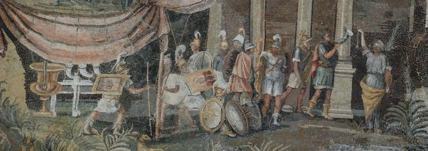 Солдаты эпохи поздних Птолемеев из Нильской мозаики Палестрины