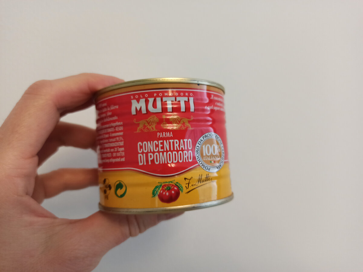 томатная паста без глютена, Италия