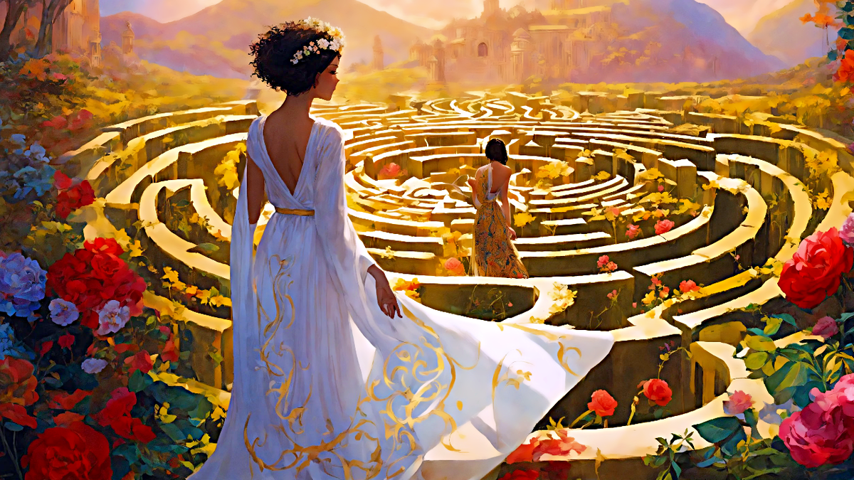 Лабиринты любви начинаются с тайн.