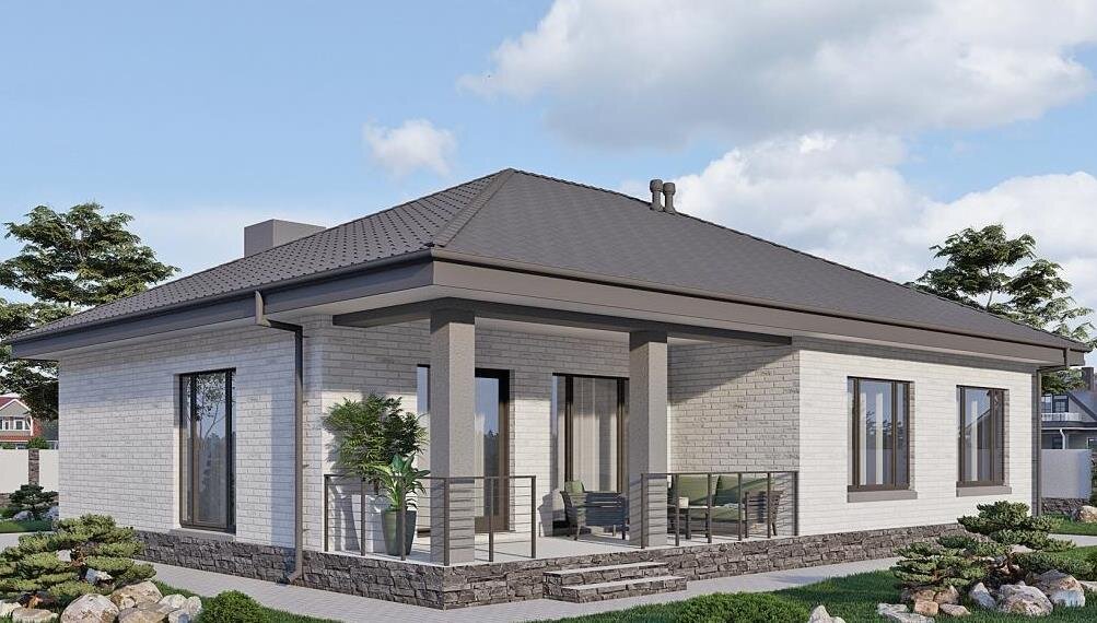 Дом из сруба одноэтажный 100 кв. Дом из клееного бруса одноэтажный 100 м2. Дом одноэтажный из бруса 80кв. М. Проекты одноэтажных домов из сруба.