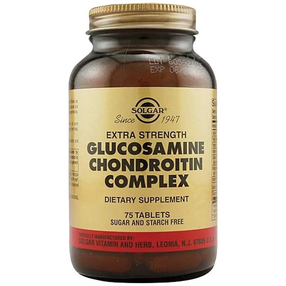 Глюкозамин-хондроитин в капсульной форме.