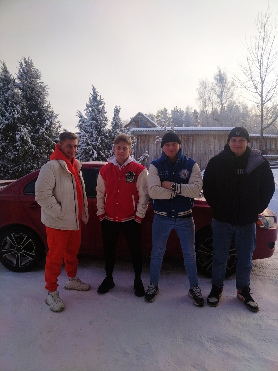Фото перед отъездом ( Николай, Иван Зосима и Симеон)