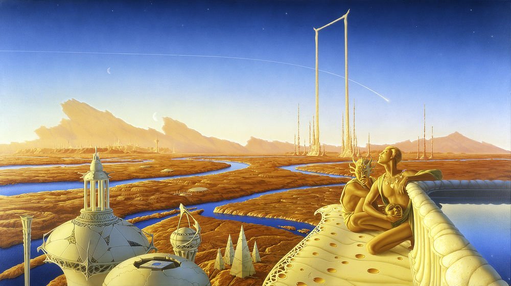 Michael Whelan - "Descent", 1989.
