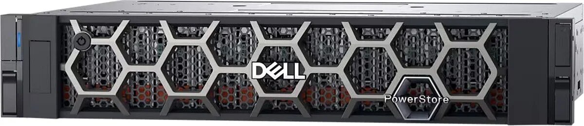 Dell Powerstore 500T вид спереди с фальш-панелью