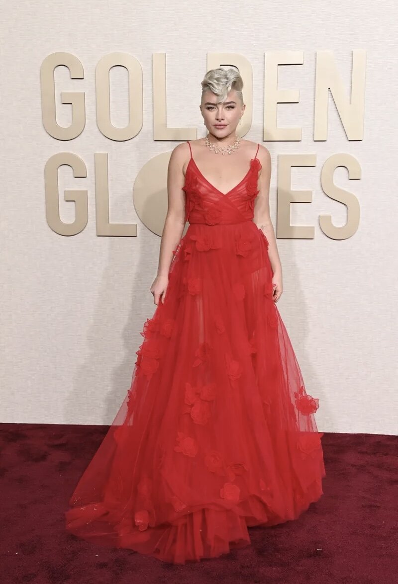 Florence Pugh in Valentino