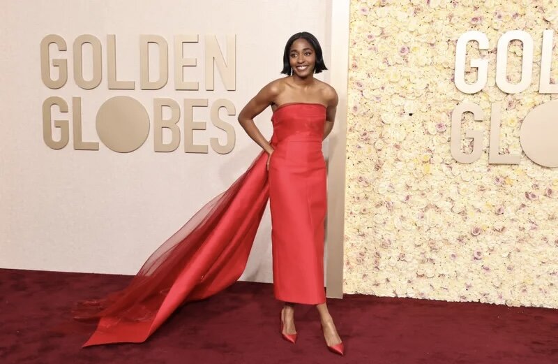 Ayo Edebiri in Prada