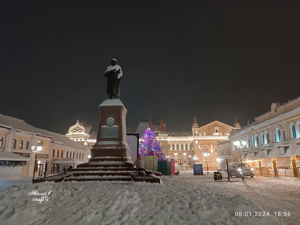 Красная площадь в Рыбинске.