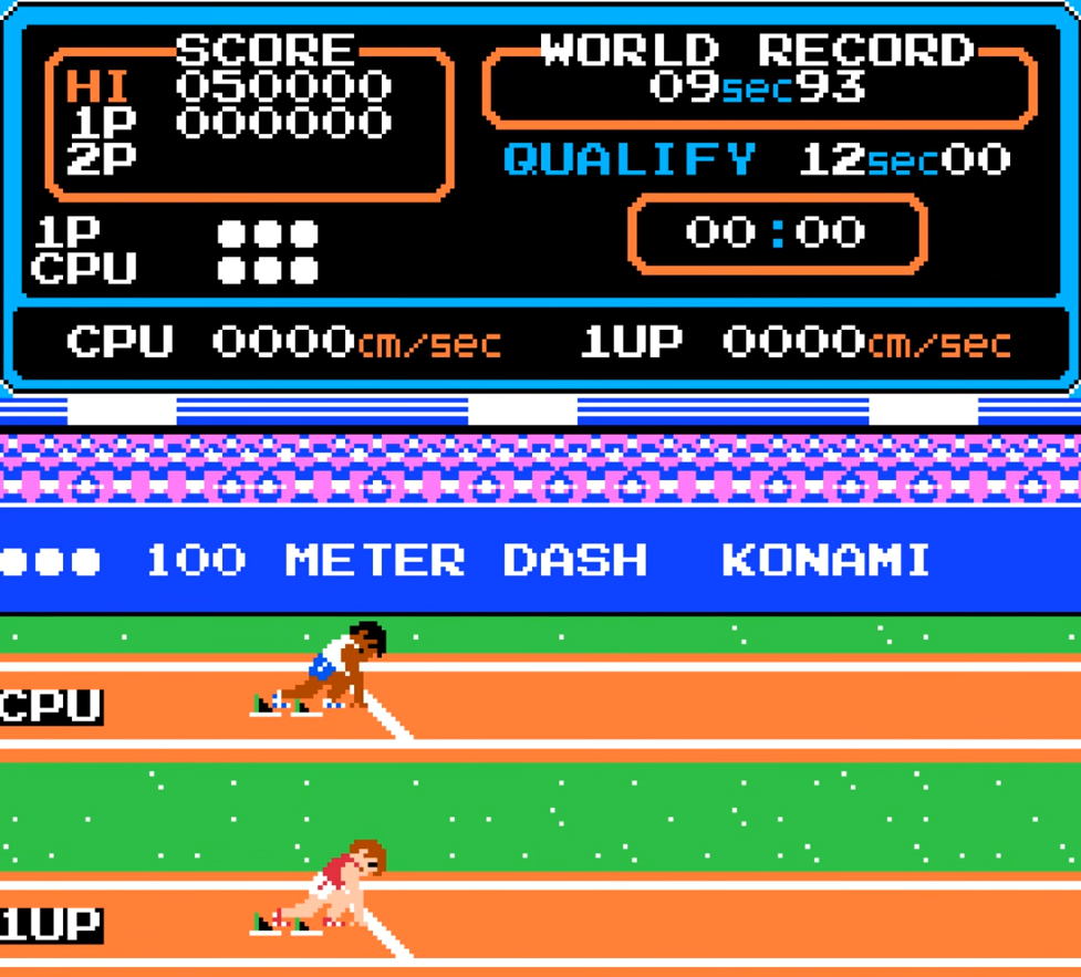 Track and Field на Денди