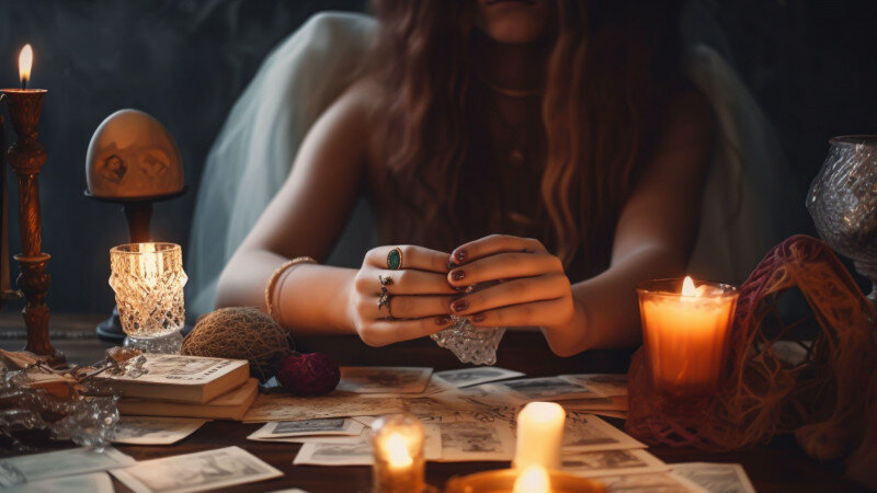     Гадания. freepik.com/atlascompany