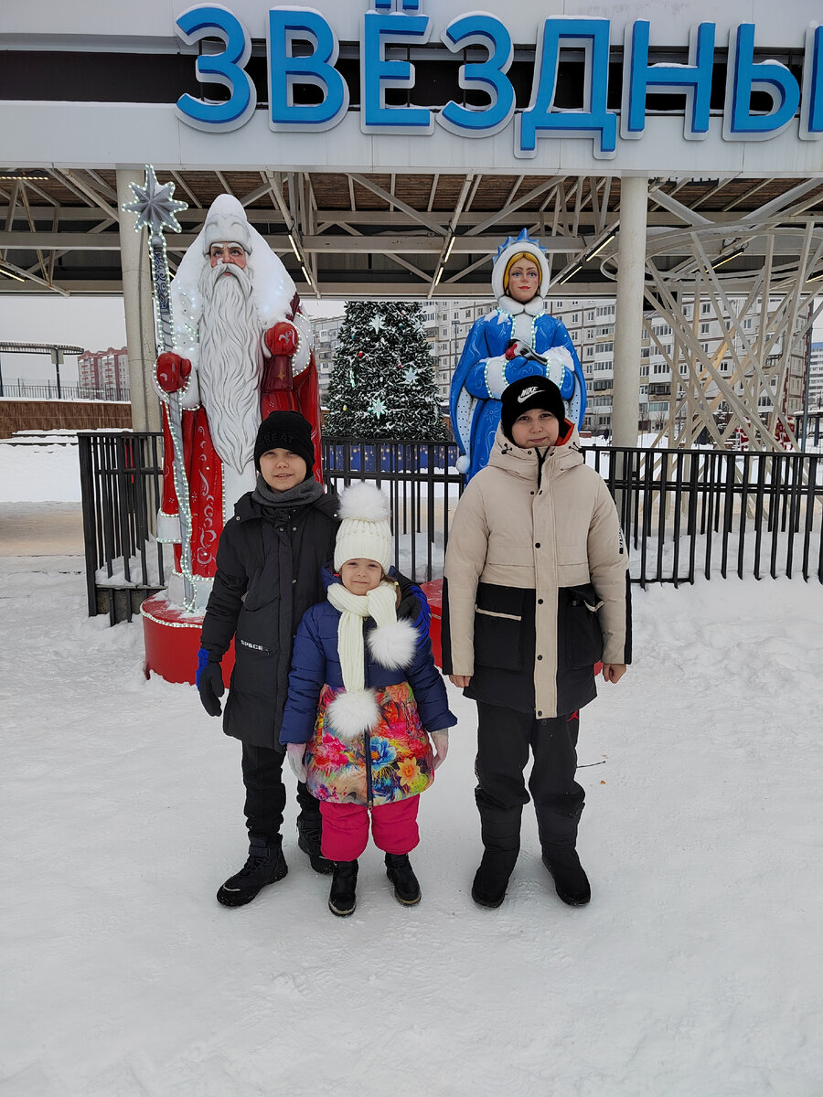 Сын, дочь и сводный младший брат сына.