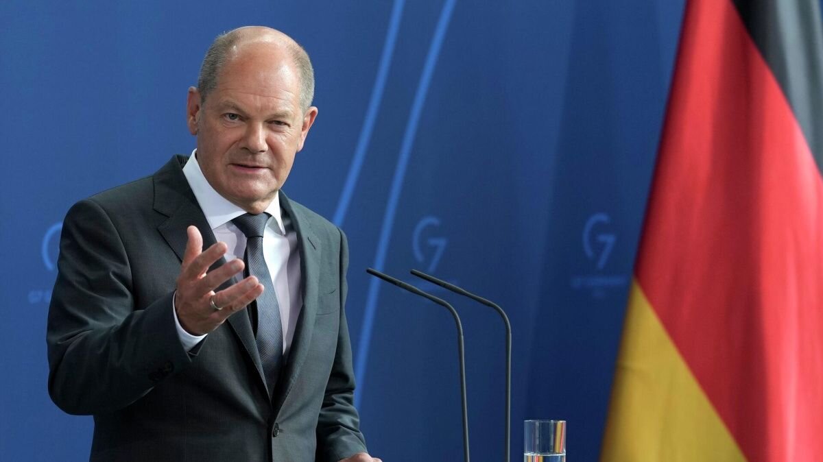     Олаф Шольц. Источник: AP Photo Автор фото: Markus Schreiber