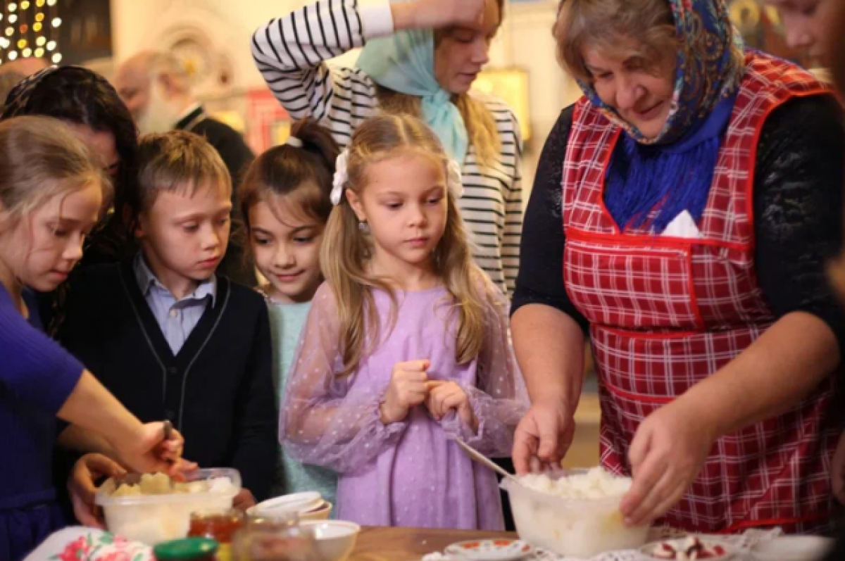    В храме Краснодара прошло рождественское мероприятие для семей бойцов СВО