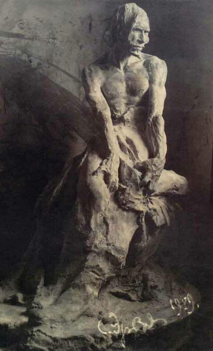 Последняя ночь осужденного перед казнью. Степан Эрьзя