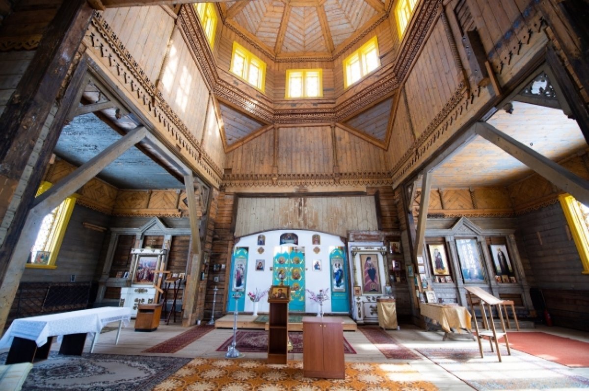    В Красноярском крае отреставрируют церковь, построенную в конце 19 века