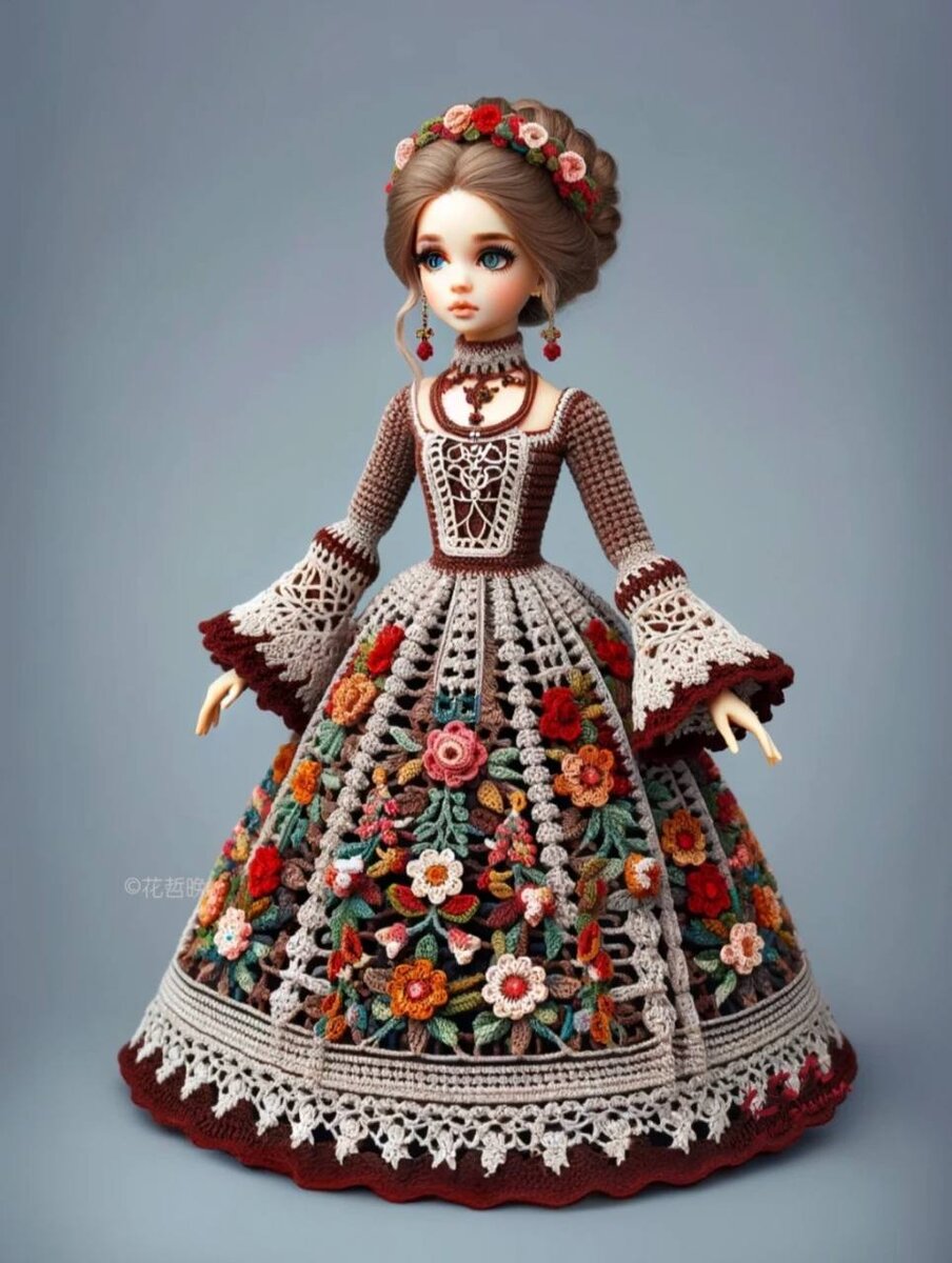 Вязаная кукольная одежда