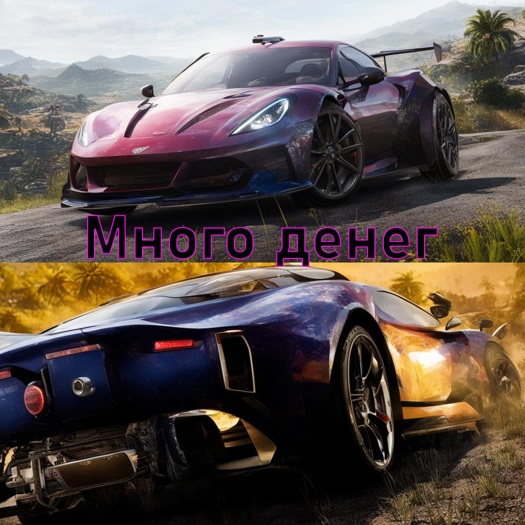 Много денег, Forza Horizon 5. 
