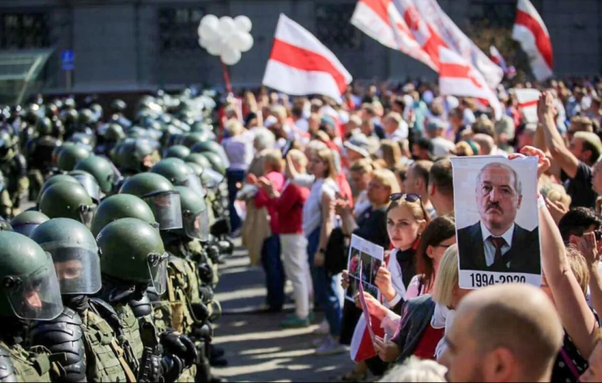 Протесты в Белоруссии в 2020 г. Фото: m.politnavigator.net