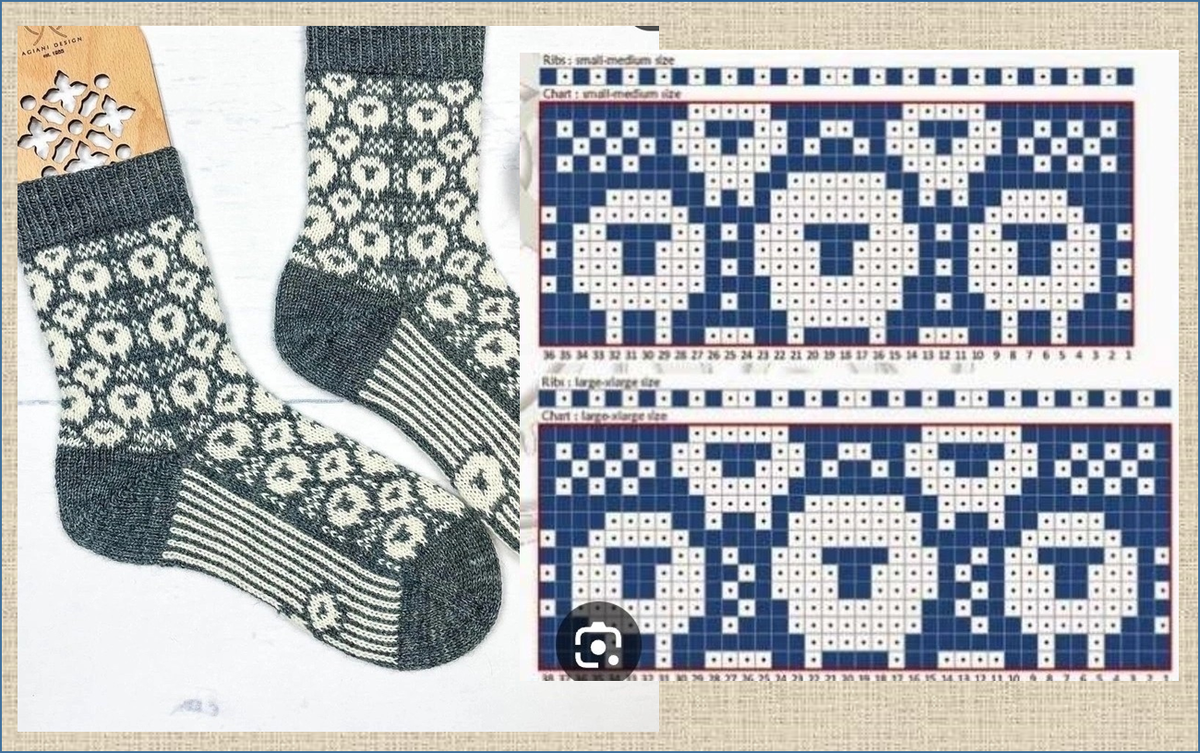 Схемы жаккардовых рисунков