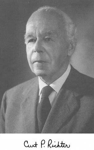 CURT P. RICHTER February 20, 1894-December 21, 1988
National Academies of Sciences, Engineering, and Medicine. 1994. Biographical Memoirs: Volume 65. Washington, DC: The National Academies Press. https://doi.org/10.17226/4548.
