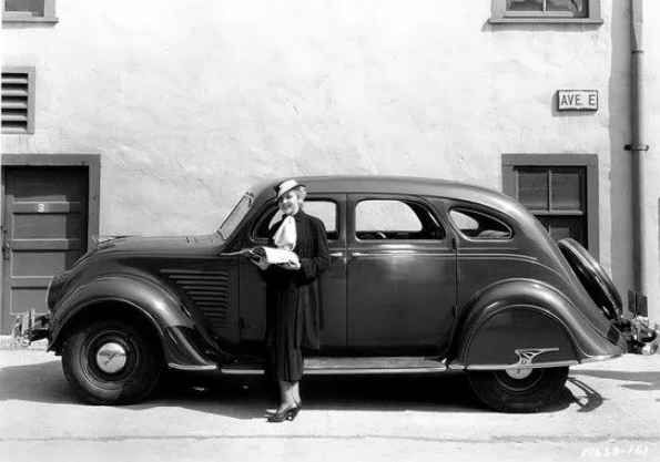 Ида Лупино и Chrysler Airflow