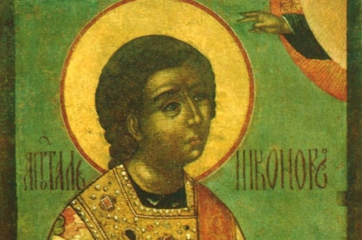    Апостол Никанор. Смоленский собор Новодевичьего монастыря, Москва, 1685 г. Иконописец Федор Зубов.