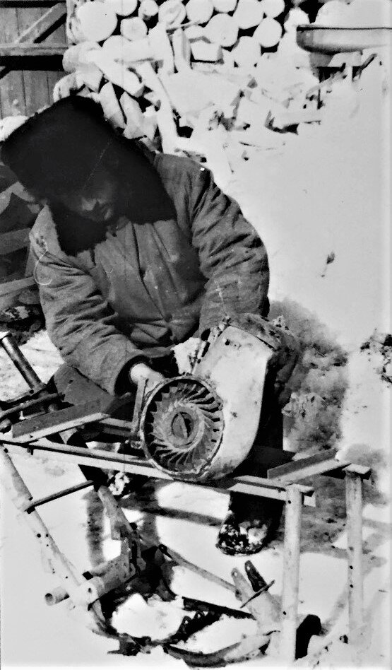 Начало работы. Фото автора.