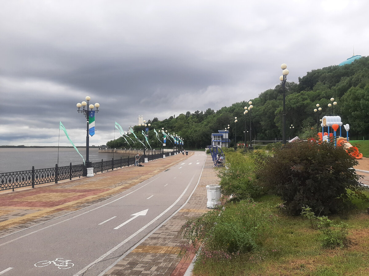 02. Главная набережная Амура в Хабаровске