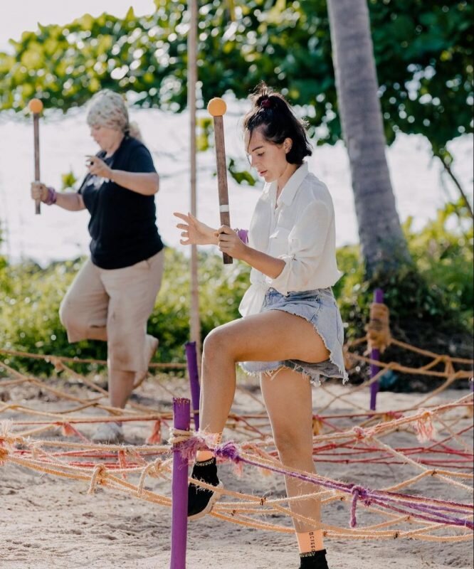    Виолетта с мамой проходит испытания/ фото: пресс-служба ТВ-3