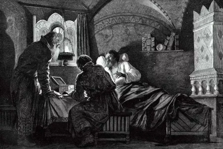 На ком женился василий 3