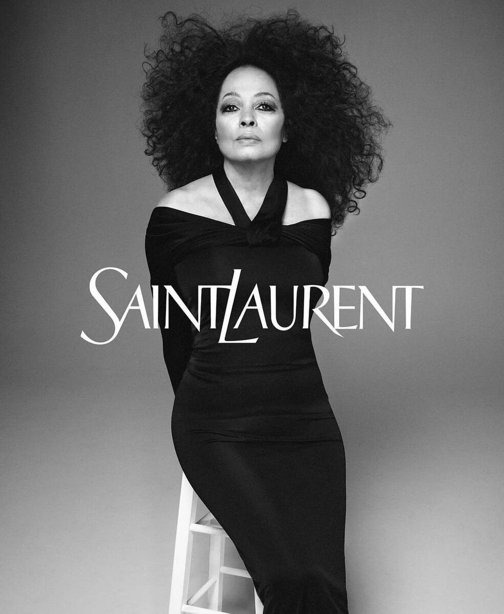    Дайана Росс — новое лицо Saint Laurent (фото 1)