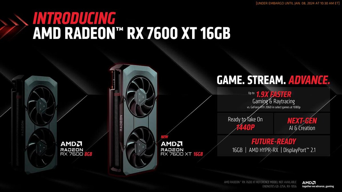 Наконец-то представлена видеокарта Radeon RX 7600 XT | DigitalRazor:  Игровые компьютеры | Дзен