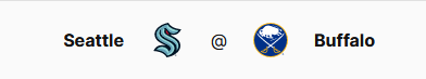 Сиэттл Кракен против Баффало Сейбрз