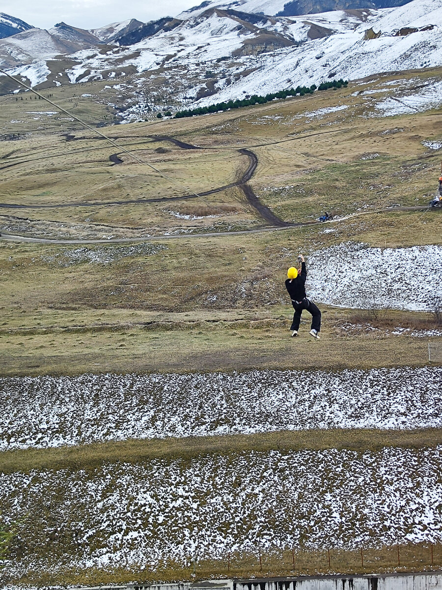 Зиплайн на Шахдаге в Азербайджане